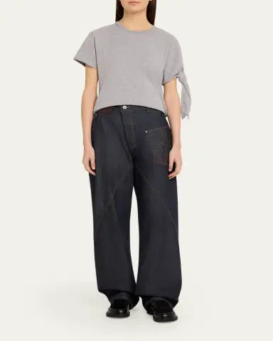 JW Anderson Knotted Short-Sleeve T-Shirt | Thumbnail 2 JW Anderson Knotted Short-Sleeve T-Shirt | Thumbnail 2