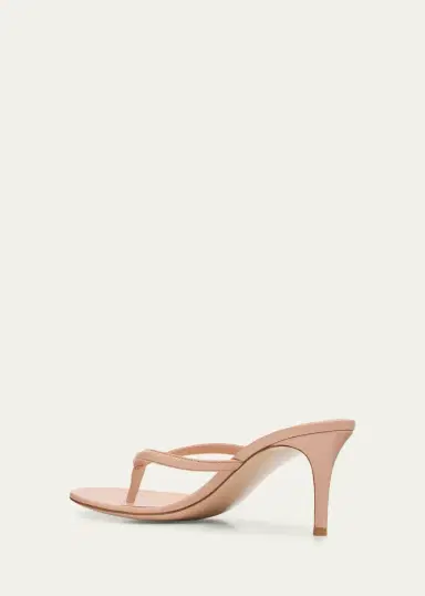 Gianvito Rossi 70mm Nappa Leather Thong Sandals | Thumbnail 6 Gianvito Rossi 70mm Nappa Leather Thong Sandals | Thumbnail 6