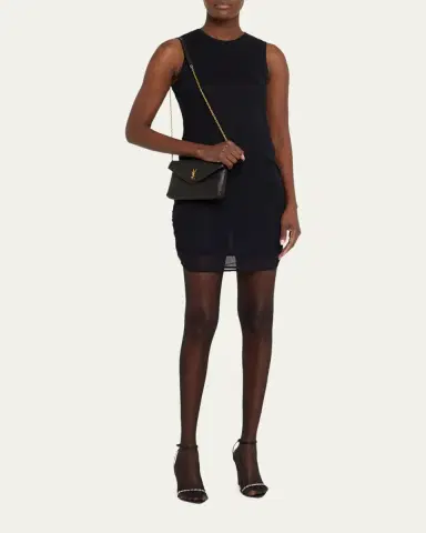 Saint Laurent YSL Envelope Bag on Chain in Lambskin Leather | Thumbnail 5 Saint Laurent YSL Envelope Bag on Chain in Lambskin Leather | Thumbnail 5