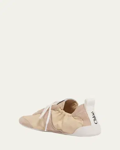Chloé Kick Mixed Leather Low-Top Sneakers | Thumbnail 2