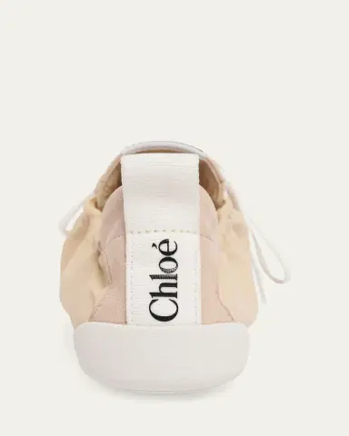 Chloé Kick Mixed Leather Low-Top Sneakers | Thumbnail 3
