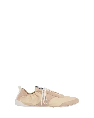 Chloé Kick Mixed Leather Low-Top Sneakers | Thumbnail 1