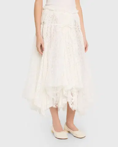 JW Anderson Mixed Lace Asymmetric Midi Skirt | Thumbnail 8 JW Anderson Mixed Lace Asymmetric Midi Skirt | Thumbnail 8