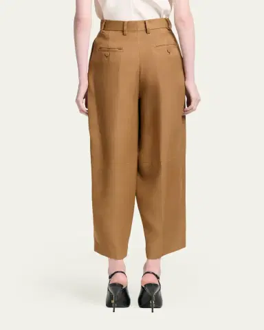 Altuzarra Dash Pleated Wide-Leg Ankle Pants | Thumbnail 3 Altuzarra Dash Pleated Wide-Leg Ankle Pants | Thumbnail 3