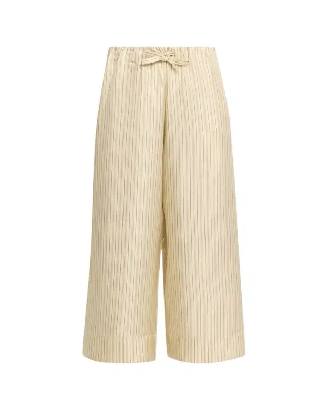 Striped Straight-Leg Ankle Dinner Trousers