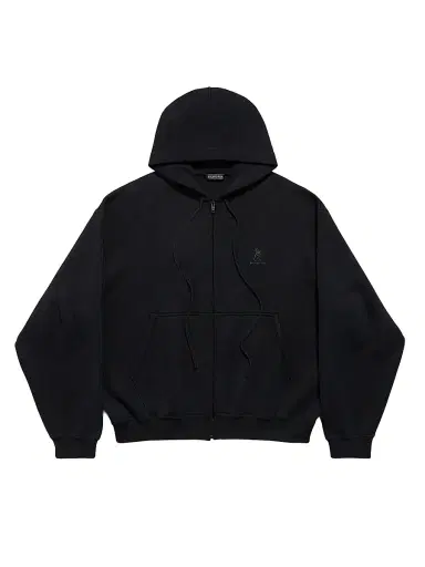 Balenciaga Men's Lion Zip-Up Hoodie - Black - Size Large | Thumbnail 1