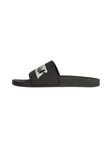 Balenciaga Men's Pool Slide Sandals - Black White - Size 8 | Thumbnail 5 Balenciaga Men's Pool Slide Sandals - Black White - Size 8 | Thumbnail 5