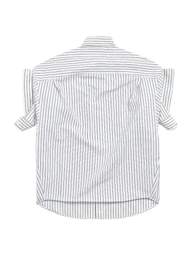 Balenciaga Women's Tucked Sleeve Shirt - White - Size 4 | Thumbnail 3
