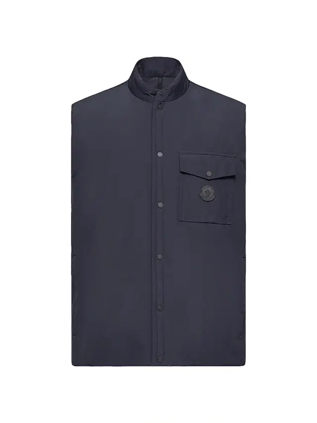 Moncler Men's Sahel Puffer Vest - Navy Blue
