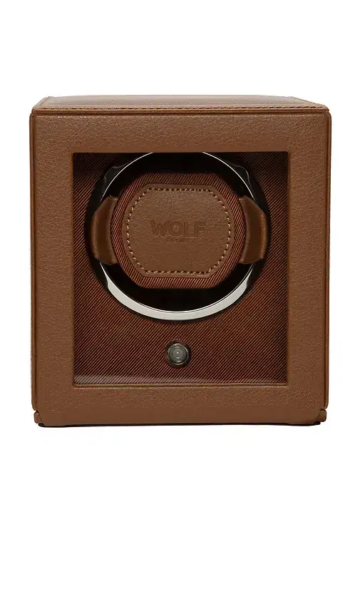 WOLF Cub Single Watch Winder with Cover