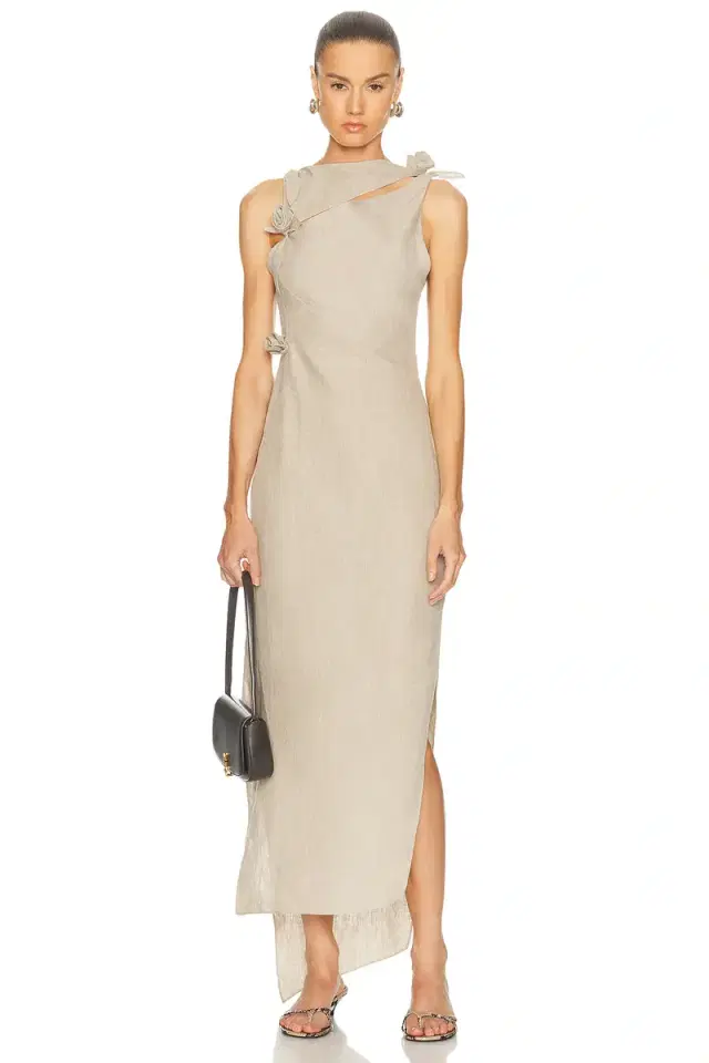 Linen Flower Gown
