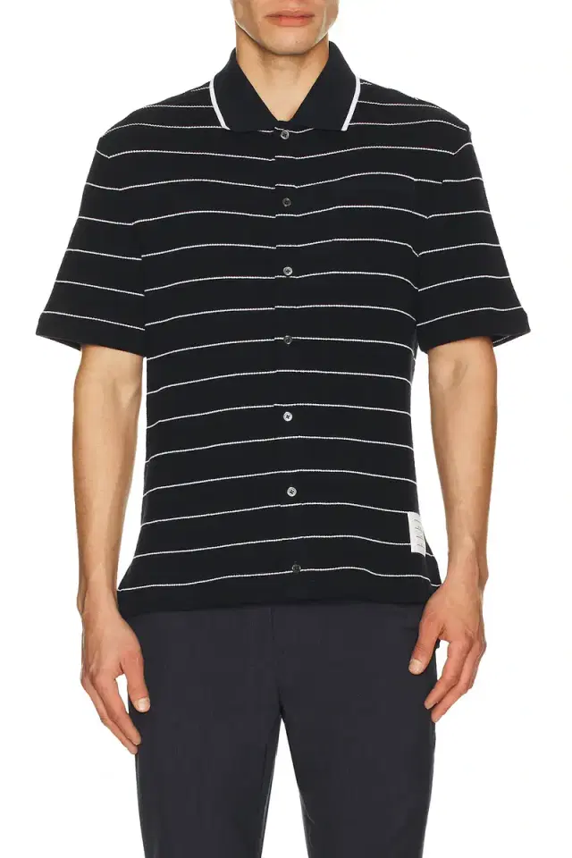 Thom Browne Short Sleeve Button Down Shirt