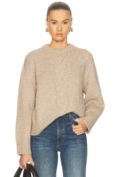 Jenni Kayne Tove Crewneck Sweater | Thumbnail 1 Jenni Kayne Tove Crewneck Sweater | Thumbnail 1