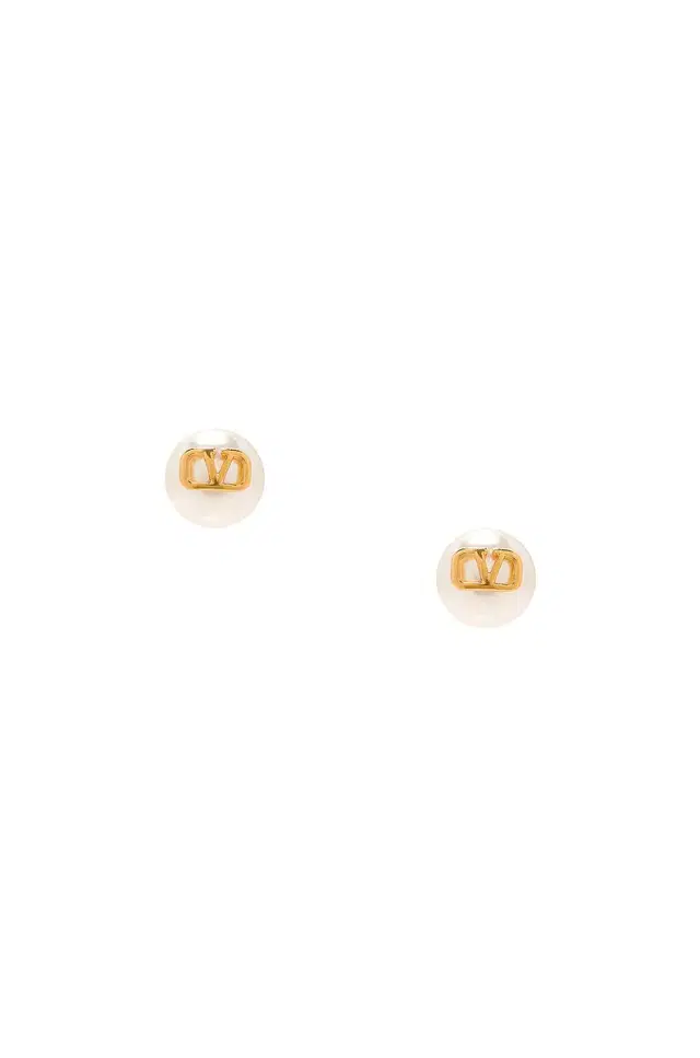 Valentino Garavani VLogo Signature Pearl Stud Earrings