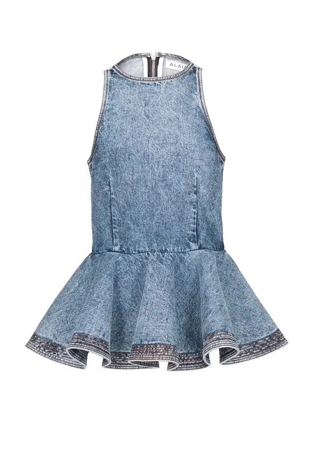 ALAÏA ALAΪA Peplum Top