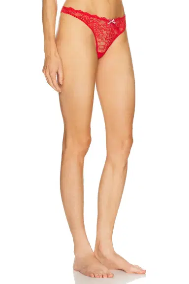 Fleur du Mal Bianca Lace Thong | Thumbnail 2 Fleur du Mal Bianca Lace Thong | Thumbnail 2