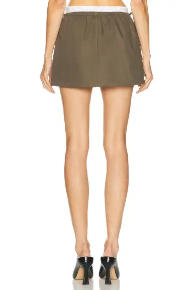 Alexander Wang Logo Mid Rise Mini Skirt | Thumbnail 4 Alexander Wang Logo Mid Rise Mini Skirt | Thumbnail 4