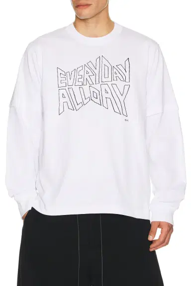 Sacai Geoff Sacai Print Longsleeve T-Shirt | Thumbnail 2 Sacai Geoff Sacai Print Longsleeve T-Shirt | Thumbnail 2