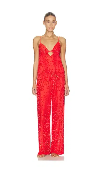 Skims Sheer Velvet Burnout Cami & Pant Set | Thumbnail 1 Skims Sheer Velvet Burnout Cami & Pant Set | Thumbnail 1