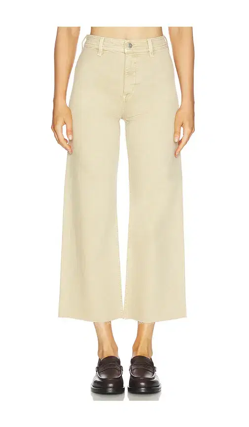 Penny Crop High Rise Wide Leg Jeans