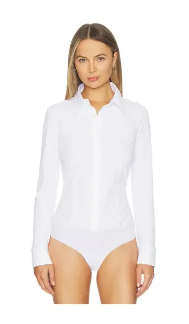 Commando Classic Ribbed Button Down Bodysuit | Thumbnail 2 Commando Classic Ribbed Button Down Bodysuit | Thumbnail 2