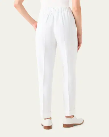 Akris Chris Pleated Straight-Leg Pants | Thumbnail 3