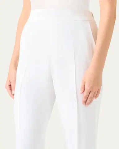 Akris Chris Pleated Straight-Leg Pants | Thumbnail 4