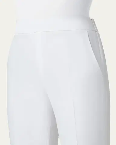Akris Chris Pleated Straight-Leg Pants | Thumbnail 5