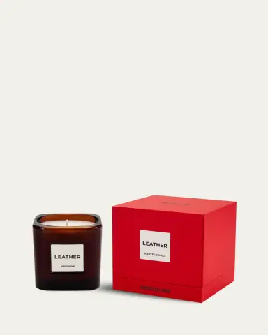 ASSOULINE Leather Candle, 8 oz. | Thumbnail 2