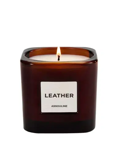 ASSOULINE Leather Candle, 8 oz. | Thumbnail 1