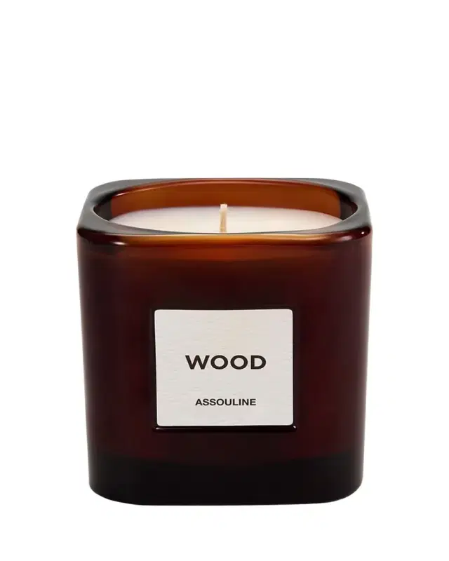 Assouline Wood Candle, 8 oz.