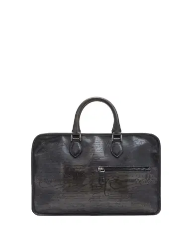 Berluti Men's Un Jour Venezia Scritto Leather Briefcase | Thumbnail 1