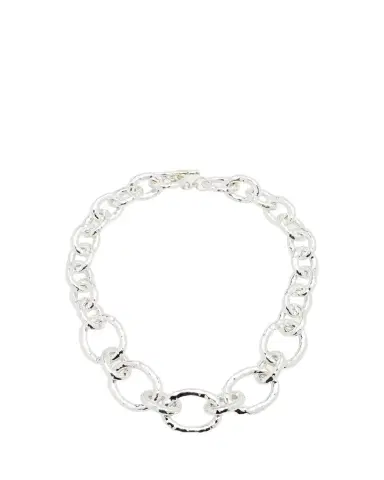 Ippolita Short Hammered Bastille Necklace in Sterling | Thumbnail 1