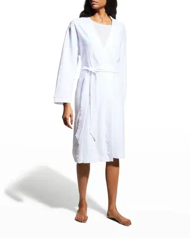 Hanro Cotton Waffle Robe | Thumbnail 2 Hanro Cotton Waffle Robe | Thumbnail 2