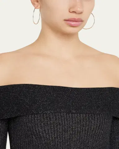 Ippolita Large Squiggle Hoop Earrings in Sterling Silver | Thumbnail 3