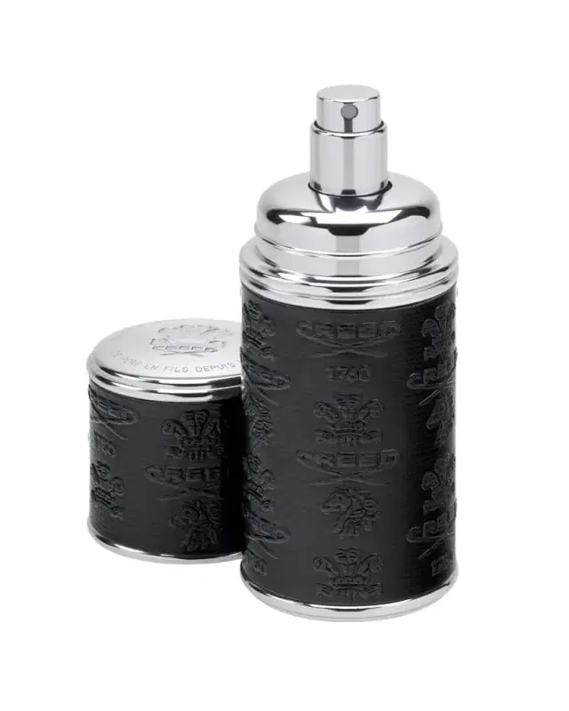 CREED 1.7 oz. Deluxe Atomizer, Black with Silver Trim