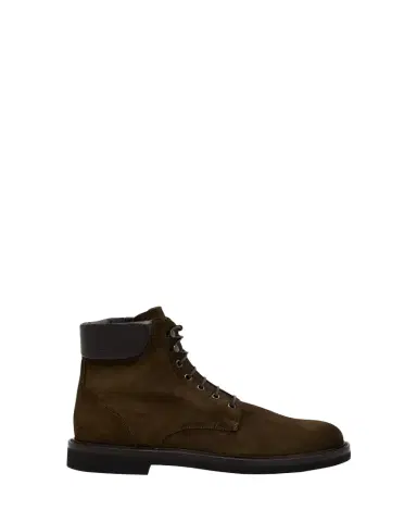 Bergdorf Goodman Men's Waterproof Suede Side Zip Lace-Up Boots | Thumbnail 1 Bergdorf Goodman Men's Waterproof Suede Side Zip Lace-Up Boots | Thumbnail 1