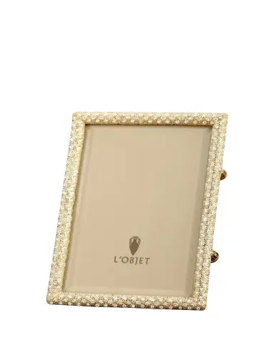L'Objet Pave Gold 4" x 6" Picture Frame | Thumbnail 1