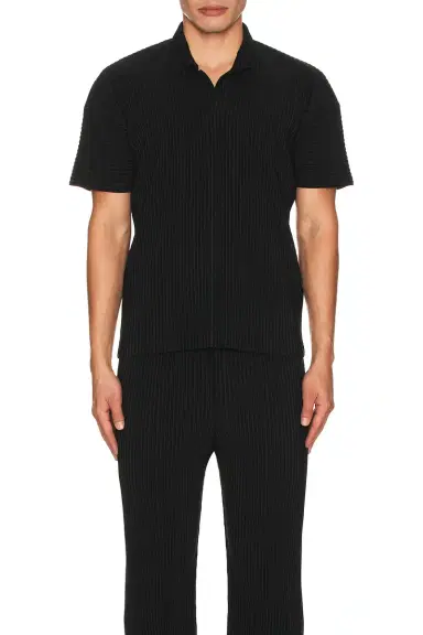 Homme Plissé Issey Miyake Homme Plisse Issey Miyak Pleated Polo | Thumbnail 4