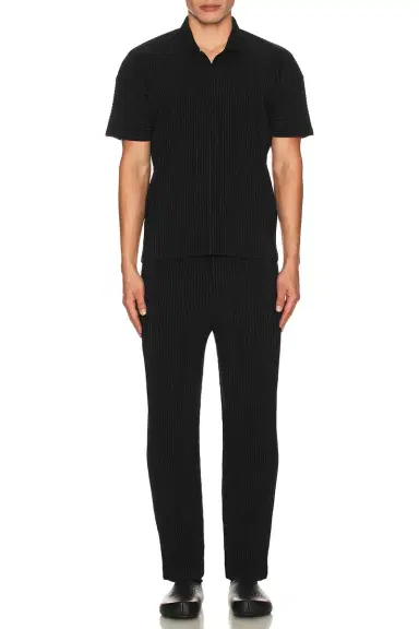 Homme Plissé Issey Miyake Homme Plisse Issey Miyak Pleated Polo | Thumbnail 5