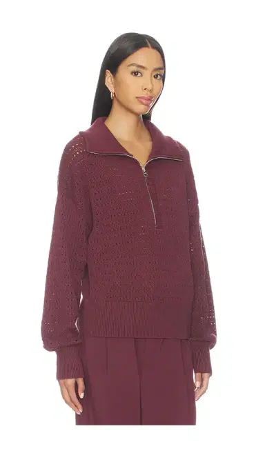 Varley Darla Half Zip Knit Sweater | Thumbnail 2 Varley Darla Half Zip Knit Sweater | Thumbnail 2