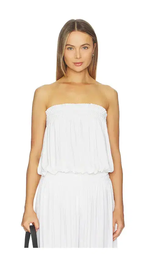Strapless Peasant Bodysuit