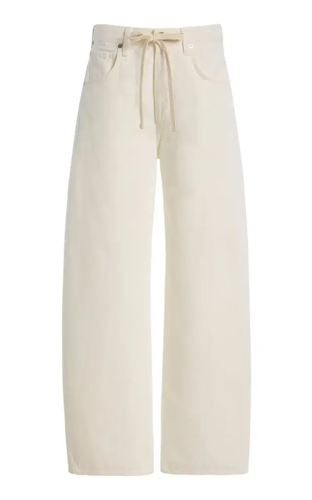 Brynn Drawstring Denim Trousers