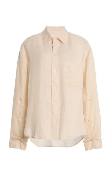 Citizens of Humanity Kayla Shrunken Linen Shirt | Thumbnail 7 Citizens of Humanity Kayla Shrunken Linen Shirt | Thumbnail 7