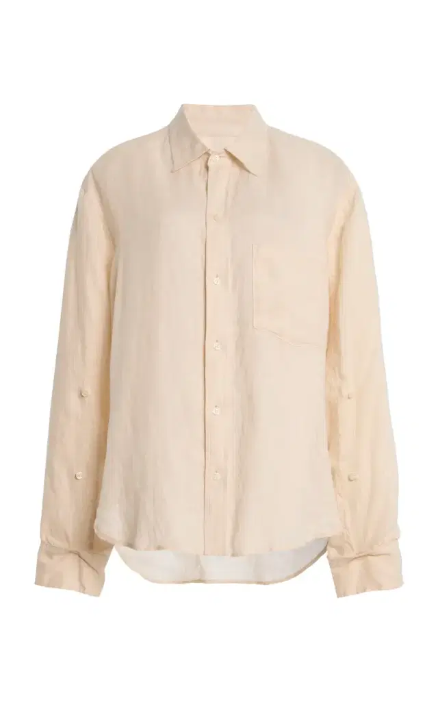 Kayla Shrunken Linen Shirt