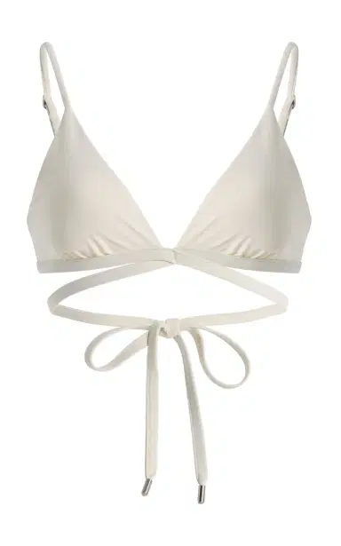 Simkhai Harlen Tie-Front Bikini Top | Thumbnail 1 Simkhai Harlen Tie-Front Bikini Top | Thumbnail 1