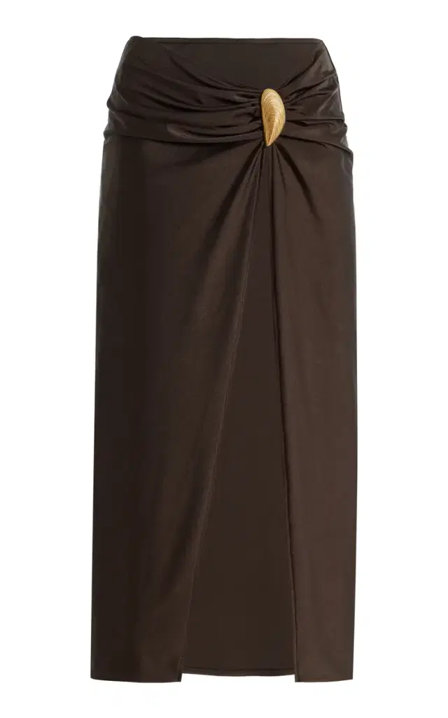 Eiana Shell-Detailed Midi Skirt