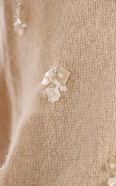 Miu Miu Embellished Cashmere Cardigan | Thumbnail 5