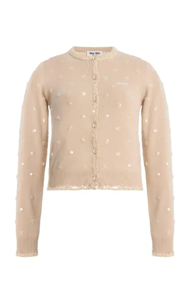Embellished Cashmere Cardigan