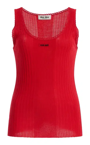 Miu Miu Wool Tank Top | Thumbnail 6 Miu Miu Wool Tank Top | Thumbnail 6